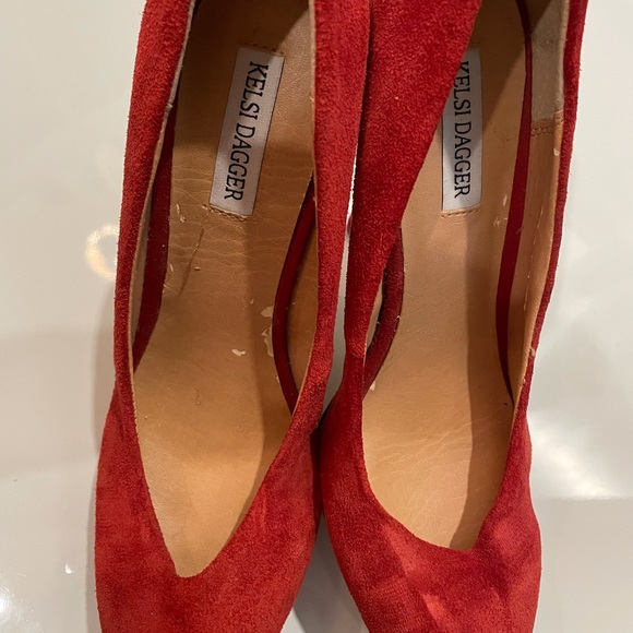 Sexy Red High Heels Detachable Bows - Picture 6 of 7